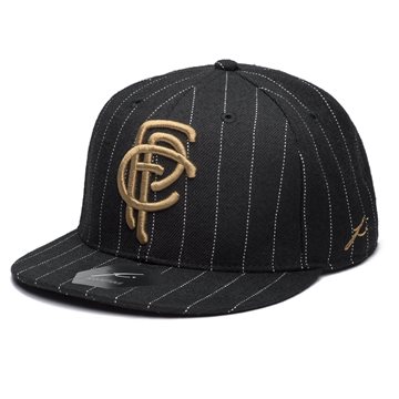 Toon details van Fi Collection - FC Porto Pinstripe Snapback Cap Afbeeldingen van Fi Collection - FC Porto Pinstripe Snapback Cap