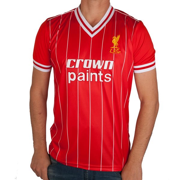 Subjectief President Vooruitzicht Liverpool Crown Paints Retro Voetbalshirt 1982 | Sportus.nl