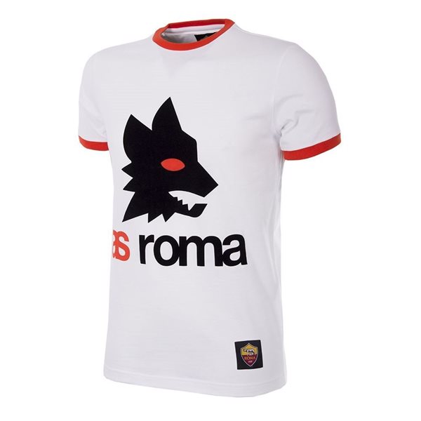 Afbeeldingen van COPA Football - AS Roma Retro Logo T-Shirt - Wit