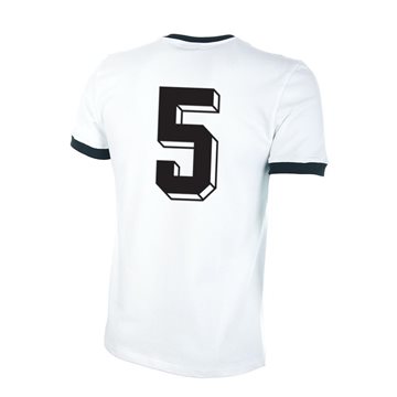 Toon details van West-Duitsland retro voetbalshirt 1970's + Nummer 5 Afbeeldingen van West-Duitsland retro voetbalshirt 1970's + Nummer 5