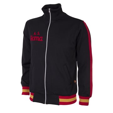 Toon details van AS Roma Retro Trainingsjack 1977-1978 Afbeeldingen van AS Roma Retro Trainingsjack 1977-1978
