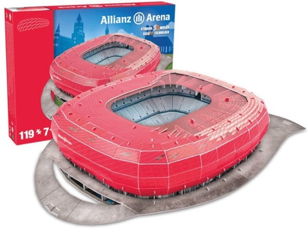 Afbeeldingen van Bayern Munchen Allianz Arena - 3D Puzzel