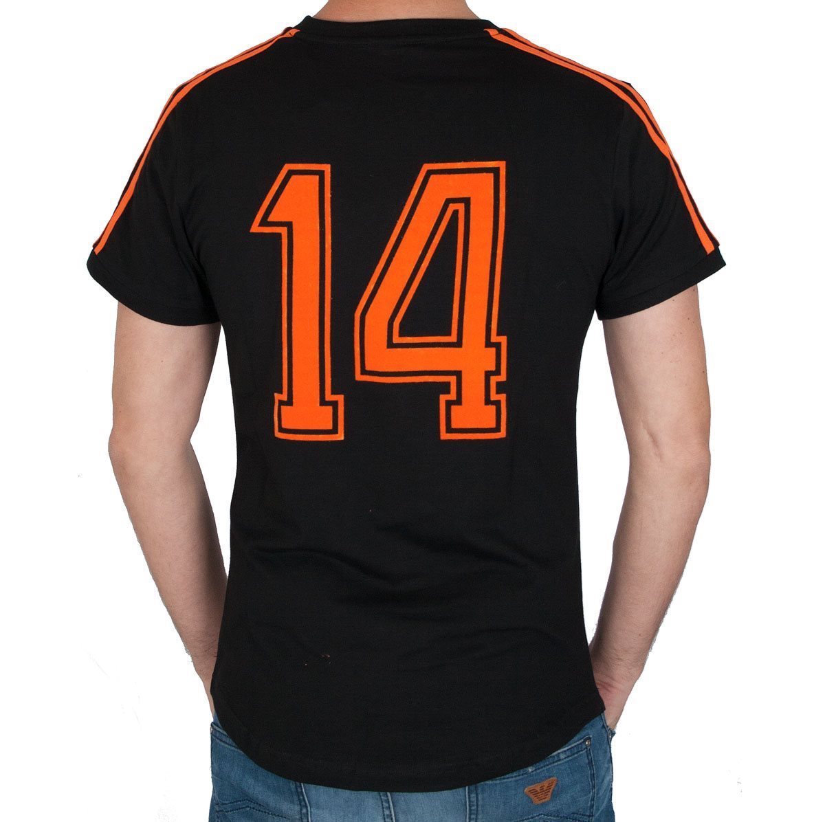 stem schilder vijandigheid Cruyff Worn By - Nederlands Elftal Retro Uitshirt WK 1974+ Nummer 14 |  Sportus.nl