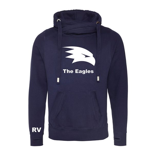 Afbeeldingen van Rugby Vintage - Verenigde Staten Cross Neck Hoodie - Navy