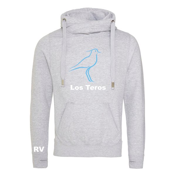 Afbeeldingen van Rugby Vintage - Uruguay Los Teros Cross Neck Hoodie - Grijs