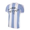 Afbeeldingen van Argentinië Retro Voetbalshirt 1960's + Maradona Signature 10