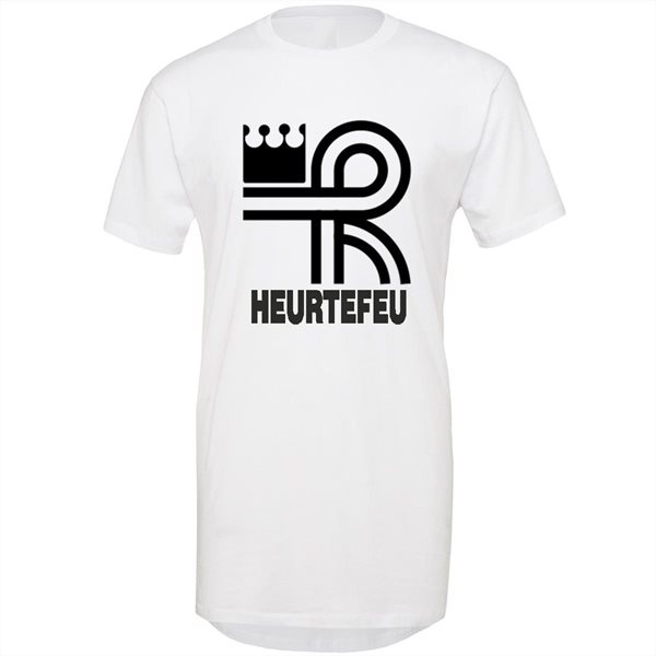 Afbeeldingen van Heurtefeu - Brand Logo Long Shaped T-Shirt - Wit
