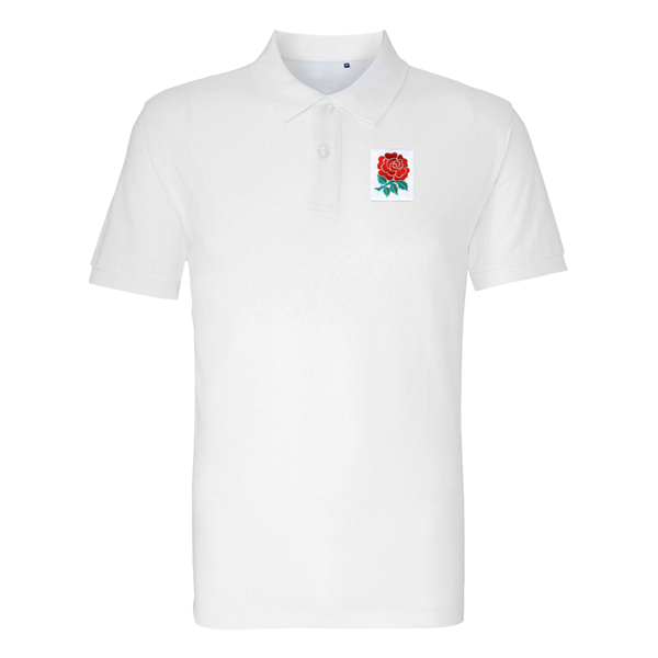 Afbeeldingen van Rugby Vintage - Engeland Polo - Wit