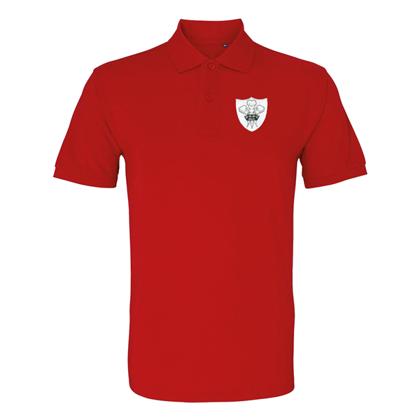 Afbeeldingen van Rugby Vintage - Wales Polo - Rood