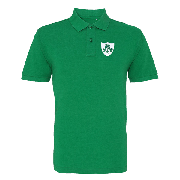 Afbeeldingen van Rugby Vintage - Ierland Polo - Groen