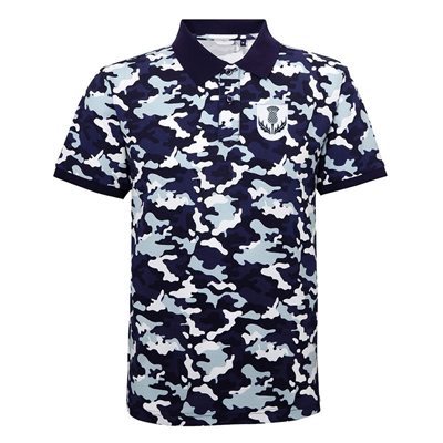 Rugby Vintage - Schotland Camouflage Polo afbeelding