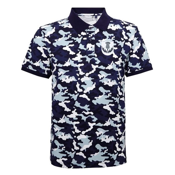 Afbeeldingen van Rugby Vintage - Schotland Camouflage Polo