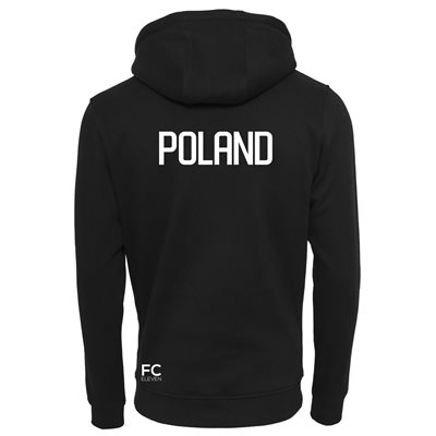 FC Eleven - Polen Hoodie - Zwart