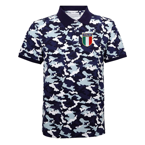 Afbeeldingen van Rugby Vintage - Italië Camouflage Polo