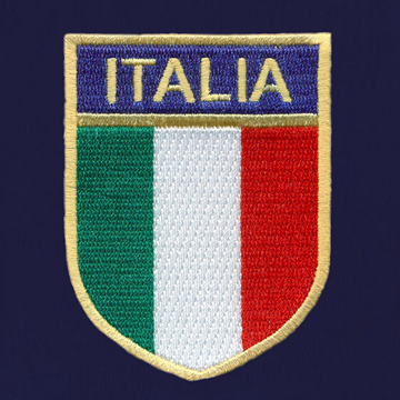 Toon details van Rugby Vintage - Italië Retro Rugby Shirt 1960's - Navy Afbeeldingen van Rugby Vintage - Italië Retro Rugby Shirt 1960's - Navy