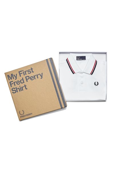 Afbeeldingen van Fred Perry - My First Fred Perry Baby Polo Shirt - Wit