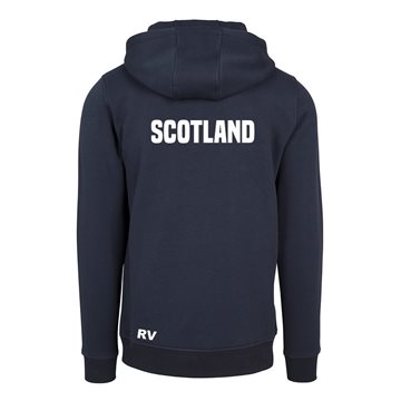 Toon details van Rugby Vintage - Schotland Hooded Sweater - Navy Afbeeldingen van Rugby Vintage - Schotland Hooded Sweater - Navy