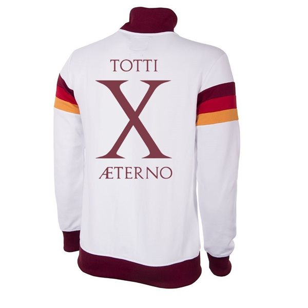 Afbeeldingen van AS Roma Retro Trainingsjack 1981-82 + Totti X Aeterno