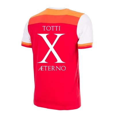 AS Roma Retro Voetbalshirt 1978-79 + Totti X Aeterno afbeelding