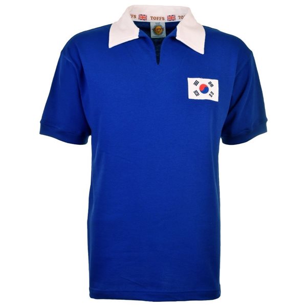 Afbeeldingen van Zuid-Korea Retro Voetbalshirt WK 1954