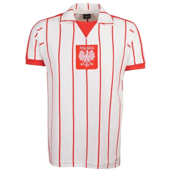 Afbeeldingen van Polen Retro Voetbalshirt 1982-1984
