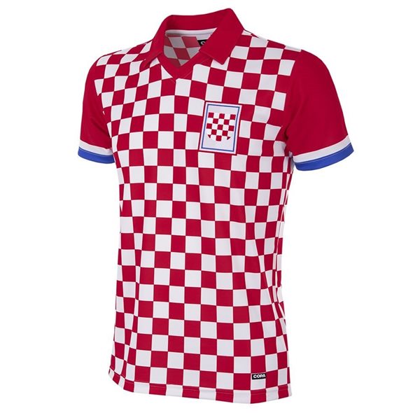 Afbeeldingen van Kroatië Retro Voetbalshirt 1992