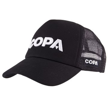 Toon details van COPA Football - 3D Wit COPA Logo Trucker Cap Afbeeldingen van COPA Football - 3D Wit COPA Logo Trucker Cap