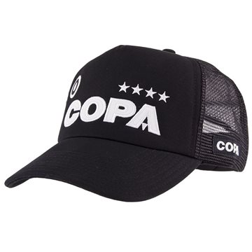 Toon details van COPA Football - Campioni COPA Trucker Cap - Zwart Afbeeldingen van COPA Football - Campioni COPA Trucker Cap - Zwart