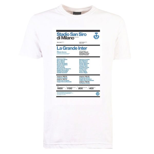 Afbeeldingen van TOFFS Pennarello - La Grande Inter 1965 T-Shirt - Wit
