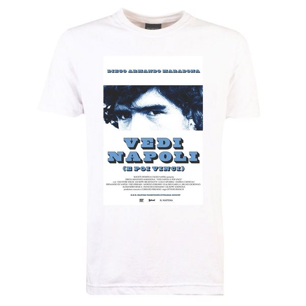 Afbeeldingen van TOFFS Pennarello - Vedi Napoli e Poi Vinci 1986 T-Shirt - Wit