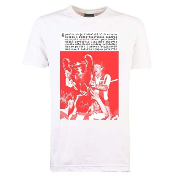 Afbeeldingen van TOFFS Pennarello - Evropska Zvezda 1991 T-Shirt - Wit