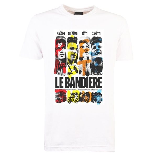 Afbeeldingen van TOFFS Pennarello - Le Bandiere T-Shirt - Wit