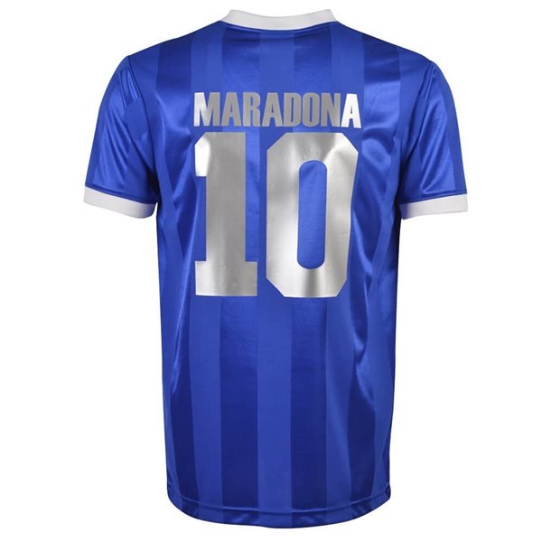 Afbeeldingen van Argentinië Retro Shirt Uit WK 1986 + Maradona 10