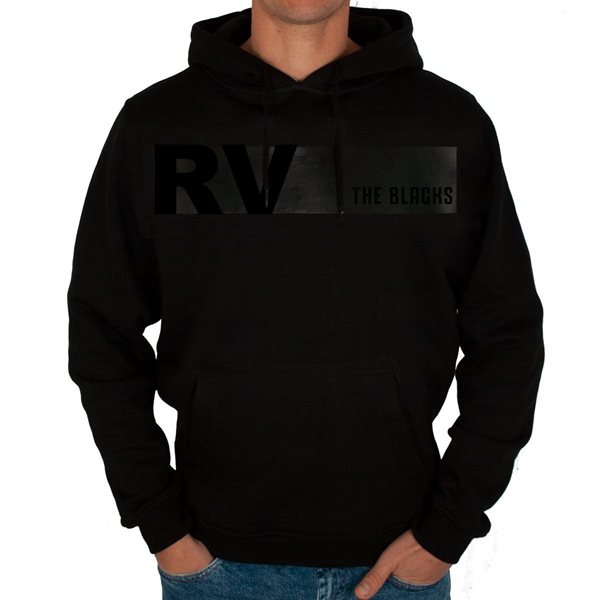 Afbeeldingen van Rugby Vintage - Nieuw Zeeland Colour Banner Hoodie - Zwart