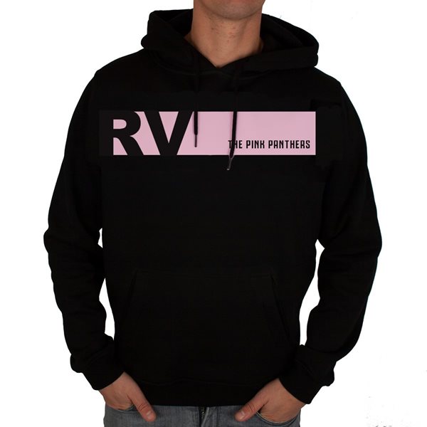 Afbeeldingen van Rugby Vintage - The Pink Panthers Colour Banner Hoodie - Zwart/Roze