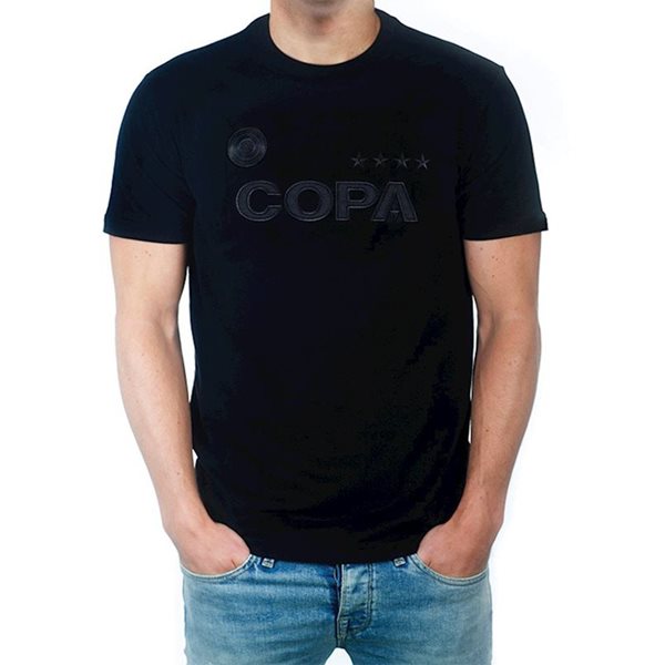 Afbeeldingen van COPA Football - All Black Logo T-Shirt - Zwart