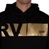 Afbeeldingen van Rugby Vintage - Legend Colour Banner Hoodie - Zwart/Goud