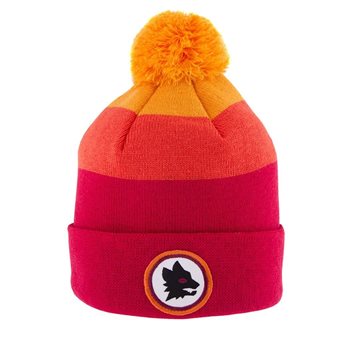 Toon details van COPA Football - AS Roma Retro Beanie - Rood Afbeeldingen van COPA Football - AS Roma Retro Beanie - Rood