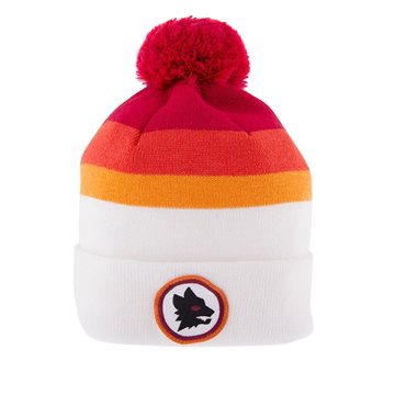 Toon details van COPA Football - AS Roma Retro Beanie - Wit Afbeeldingen van COPA Football - AS Roma Retro Beanie - Wit