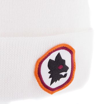 Toon details van COPA Football - AS Roma Retro Beanie - Wit Afbeeldingen van COPA Football - AS Roma Retro Beanie - Wit
