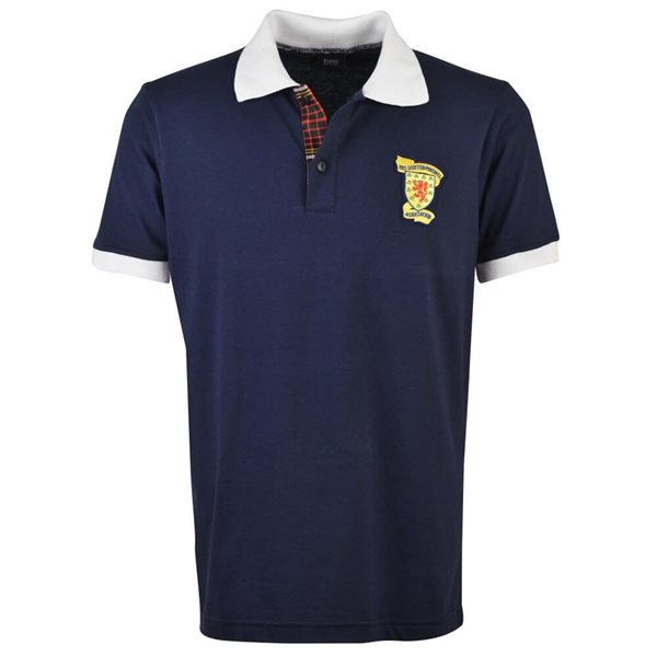 Afbeeldingen van TOFFS - Schotland Retro Polo Shirt WK 1990