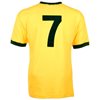 Afbeeldingen van Brazilië Jairzinho Retro Voetbalshirt WK 1970 + Number 7