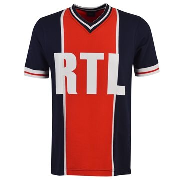 Toon details van Paris Saint-Germain Retro Voetbalshirt 1976-1979 Afbeeldingen van Paris Saint-Germain Retro Voetbalshirt 1976-1979