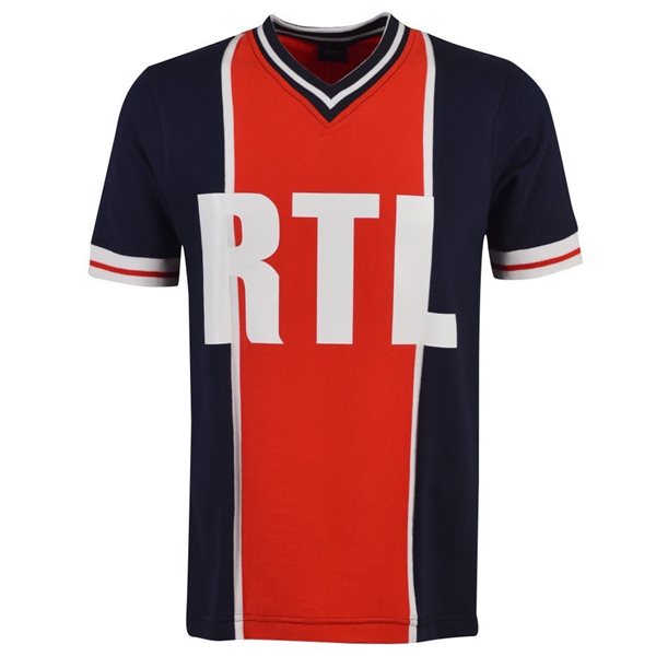 Afbeeldingen van Paris Saint-Germain Retro Voetbalshirt 1976-79