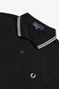 Afbeeldingen van Fred Perry - Twin Tipped Polo - Black/ Porcelain