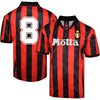 Afbeeldingen van Score Draw - AC Milan Retro Voetbalshirt 1993-1994 + Nummer 8