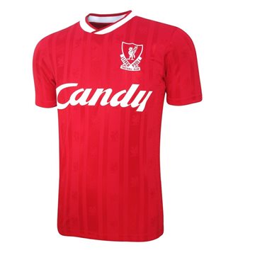 Toon details van Liverpool FC Candy Retro Voetbalshirt 1988-1989 Afbeeldingen van Liverpool FC Candy Retro Voetbalshirt 1988-1989