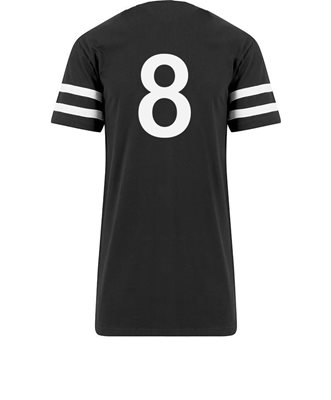 Rugby Vintage - Nieuw Zeeland Stripe T-Shirt - Zwart