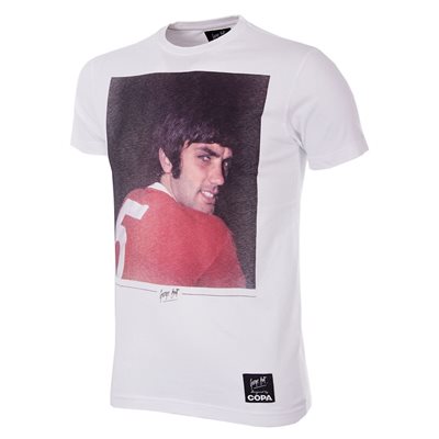 COPA Football - George Best Old Trafford T-Shirt - Wit afbeelding