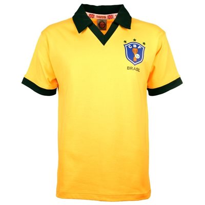 Brazilië Retro Voetbalshirt WK 1986 afbeelding